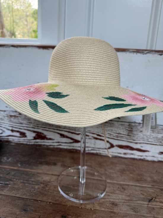 Anthropologie San Diego Floral Floppy Straw Hat main image 7